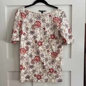 Ralph Lauren Floral Print Top